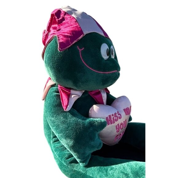 Commonwealth Target Valentine's Day Kiss Me You Fool Plush Stuffed Frog Toad - Picture 6 of 16